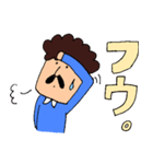 癒しのオジサン。(デカ文字)（個別スタンプ：8）