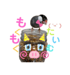桜文鳥と白文鳥のスタンプ②（個別スタンプ：2）