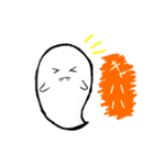 シンプルなおばけスタンプ（個別スタンプ：5）