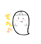 シンプルなおばけスタンプ（個別スタンプ：15）