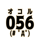 とにかく数字で返信（個別スタンプ：35）