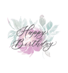 birthday(pink)（個別スタンプ：6）