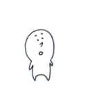 のんびり しろくん。（個別スタンプ：2）