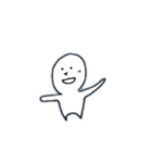 のんびり しろくん。（個別スタンプ：7）