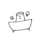 のんびり しろくん。（個別スタンプ：16）
