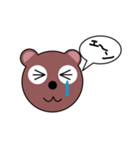クマの笑顔（個別スタンプ：3）