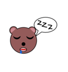 クマの笑顔（個別スタンプ：6）