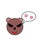 クマの笑顔（個別スタンプ：8）