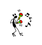 オーケストラな黒蛙（個別スタンプ：6）