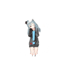よなぎうたイラスト（個別スタンプ：11）