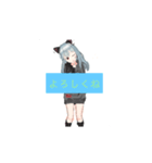 よなぎうたイラスト（個別スタンプ：18）