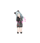 よなぎうたイラスト（個別スタンプ：22）