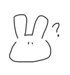 ちょっと変なうさぎさん（個別スタンプ：14）
