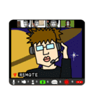 眼鏡の男Т（個別スタンプ：36）