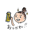 はなさんふうさんとミサの日常（個別スタンプ：28）