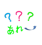 簡単な挨拶文字（個別スタンプ：24）