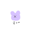 むらさきのくまちゃん（個別スタンプ：6）