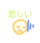オレンジ色の顔1（個別スタンプ：8）