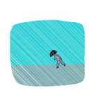 放浪するサラリーマン（個別スタンプ：2）