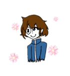 変な男の子（個別スタンプ：2）