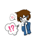 変な男の子（個別スタンプ：14）