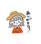 アニマル女子のスタンプ（個別スタンプ：1）