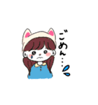 アニマル女子のスタンプ（個別スタンプ：3）
