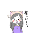 アニマル女子のスタンプ（個別スタンプ：10）