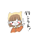 アニマル女子のスタンプ（個別スタンプ：13）