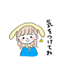 アニマル女子のスタンプ（個別スタンプ：18）