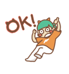 ムニッと！元気な鬼ちゃんスタンプ（個別スタンプ：1）