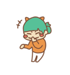 ムニッと！元気な鬼ちゃんスタンプ（個別スタンプ：18）
