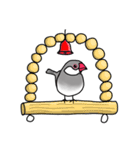 文鳥スタンプ むすちゃんだよ Vol.2（個別スタンプ：39）