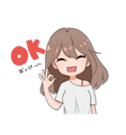 てきとーなお姉さん（個別スタンプ：1）