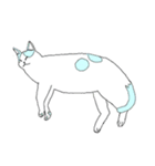 色猫スタンプ（個別スタンプ：11）