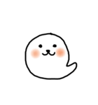 ゆるーいおばけちゃん（個別スタンプ：1）