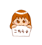 〈女の子からの〉できたよスタンプ（個別スタンプ：5）