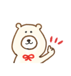 ゆる〜めなクマちゃん（個別スタンプ：1）