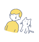 タロとノラのシンプルスタンプ（個別スタンプ：2）
