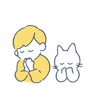 タロとノラのシンプルスタンプ（個別スタンプ：4）