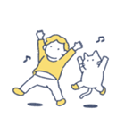タロとノラのシンプルスタンプ（個別スタンプ：5）