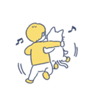 タロとノラのシンプルスタンプ（個別スタンプ：6）