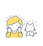 タロとノラのシンプルスタンプ（個別スタンプ：11）