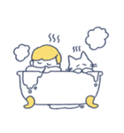 タロとノラのシンプルスタンプ（個別スタンプ：14）
