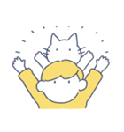 タロとノラのシンプルスタンプ（個別スタンプ：16）