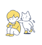 タロとノラのシンプルスタンプ（個別スタンプ：18）