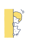 タロとノラのシンプルスタンプ（個別スタンプ：21）