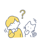 タロとノラのシンプルスタンプ（個別スタンプ：22）