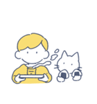 タロとノラのシンプルスタンプ（個別スタンプ：26）