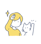 タロとノラのシンプルスタンプ（個別スタンプ：36）